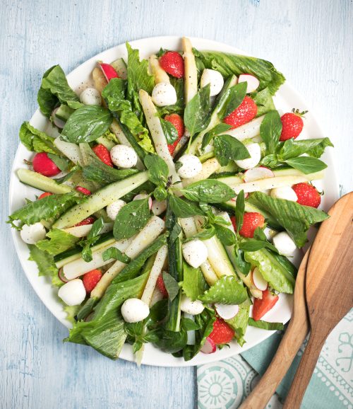 asparagus strawberry salad