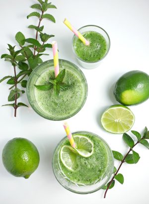 cucumber mint lime cooler drink