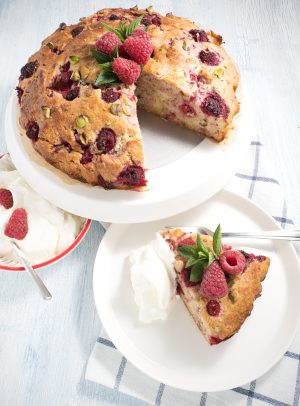 raspberry ricotta cake kuchen himbeeren